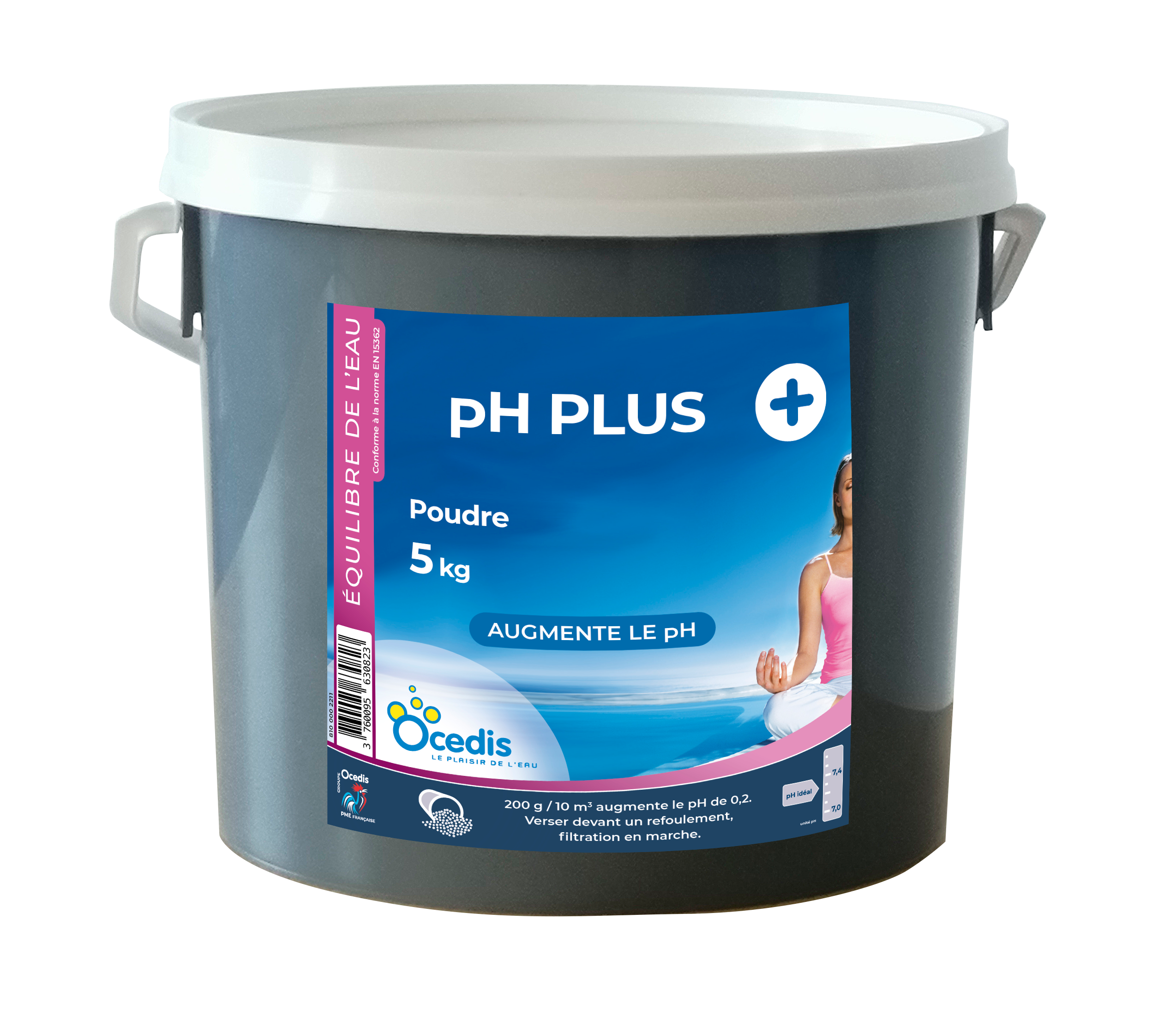 pH PLUS poudre 5kg – Piscine