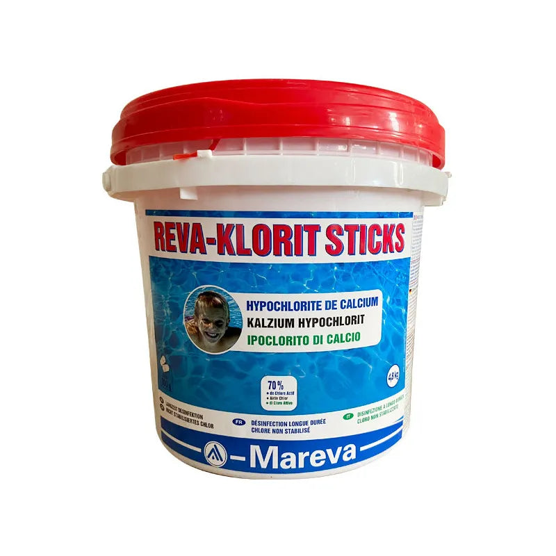 Hypochlorite de calcium Mareva Reva-Klorit Sticks 300g - 4,8 kg